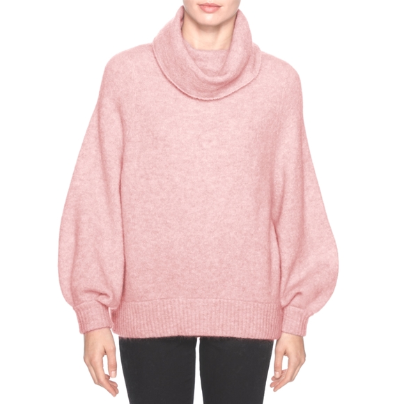 NWT Magaschoni Long Sleeve Pleated Pullover - Picture 1 of 2